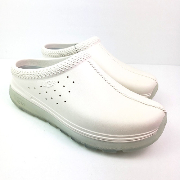 UGG Tasman Sport Mens Size 12 White Slip On Casual Comfort Sandals Shoes 1138590 main image 6
